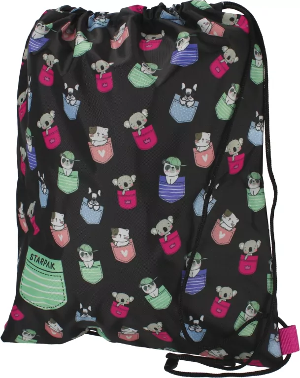 Starpak. Worek szkolny na ramię. Minisy - tantis.pl