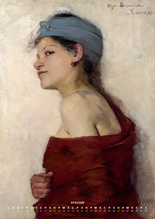 Kalendarz 2026 - Olga Boznańska A3 - tantis.pl