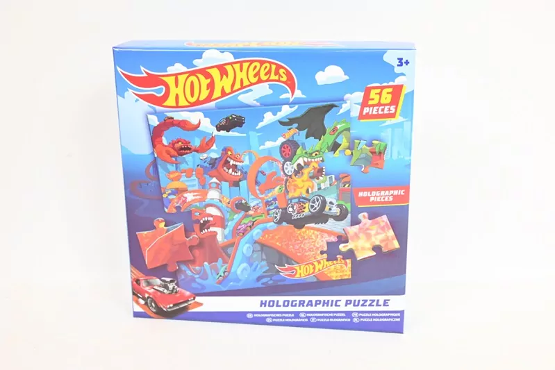Puzzle 56 holograficzne Hot Wheels - tantis.pl