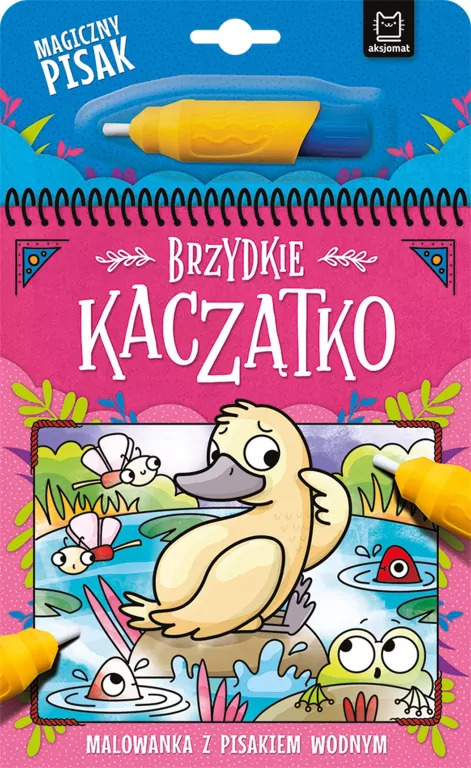 Brzydkie kaczątko. Malowanka z pisakiem wodnym - tantis.pl