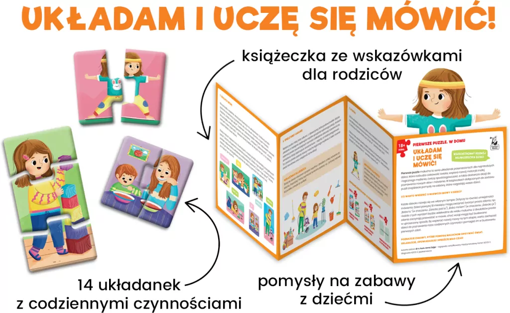 W domu. Pierwsze puzzle. Kapitan Nauka - tantis.pl