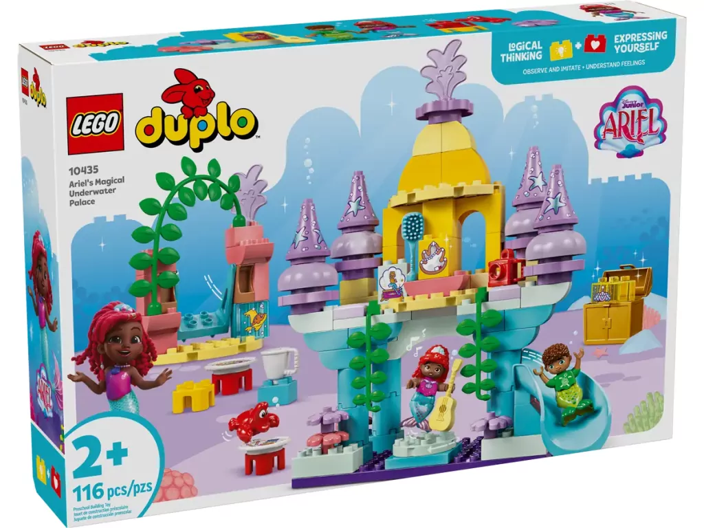 LEGO® DUPLO® Disney. Magiczny podwodny pałac Arielki. 10435 - tantis.pl