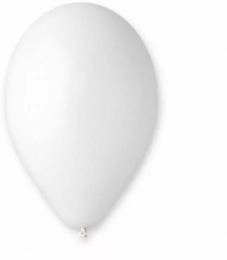 Balony Gemar pastelowe białe 25cm 50szt - tantis.pl