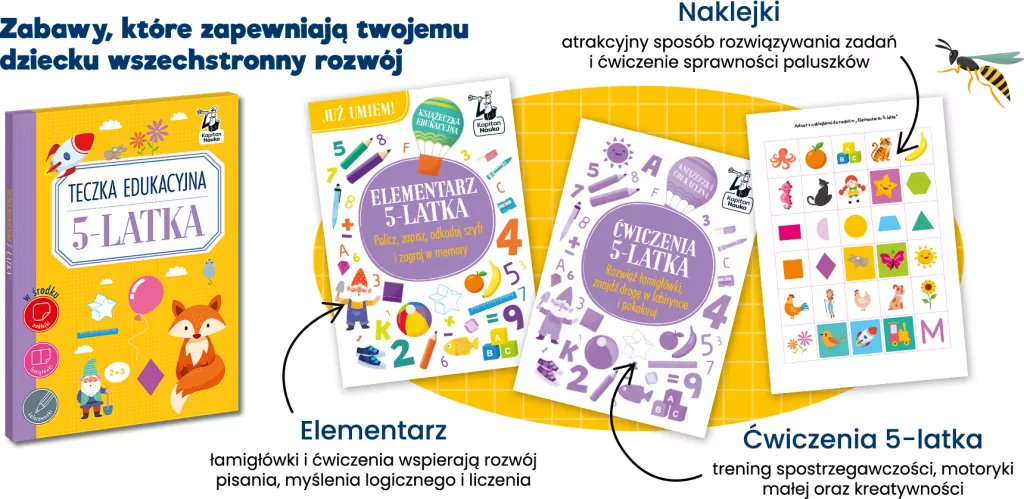 Teczka edukacyjna 5-latka - tantis.pl