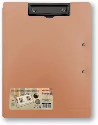 Deska z dwoma klipami i okładką A4/A3 różowa