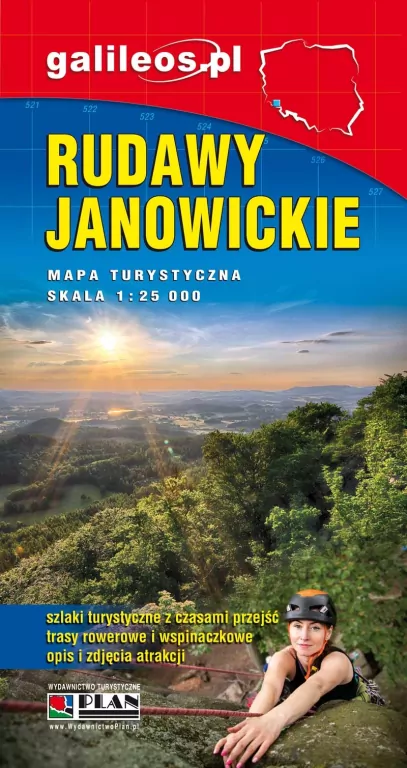 Mapa turystyczna - Rudawy Janowickie 1:25 000 - tantis.pl