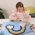 Puzzle by Number- Tęcza. Klocki Plus- Plus - tantis.pl