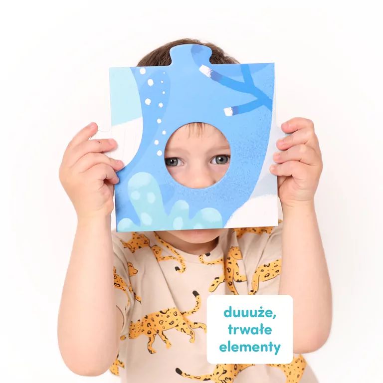 CzuCzu. Duuuże puzzle z dziurką. Zwierzęta - tantis.pl