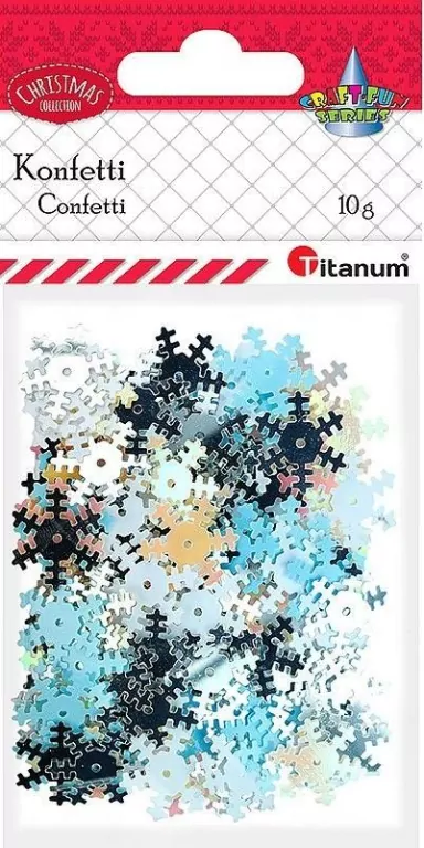 Konfetti płatki śniegu 10g - tantis.pl