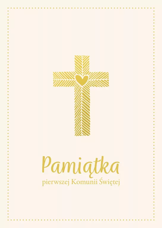 Pamiątka Pierwszej Komunii Świętej - tantis.pl