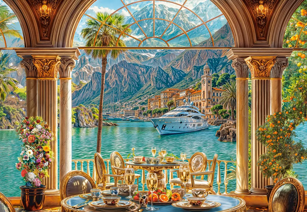 Puzzle 1500 Mediterranean Dessert CASTOR - tantis.pl