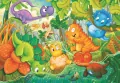 Puzzle 24 Maxi Super Kolor Dinos Happy Oasis - tantis.pl