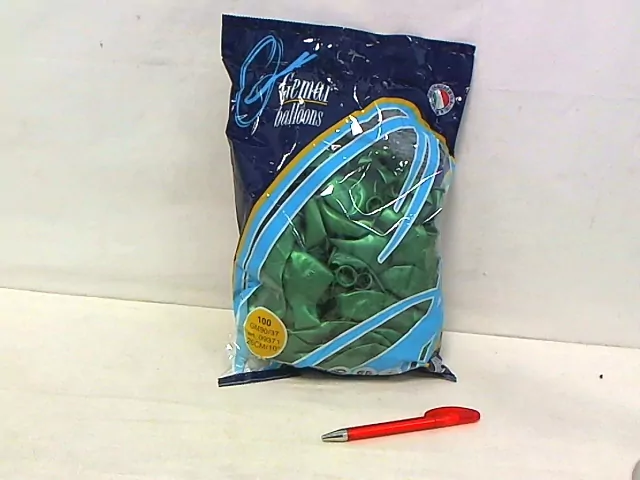 Balony 25cm. Metaliczne zielone - tantis.pl