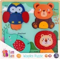 Układanka edukacyjna Safari BAM BAM 30X30X2 - tantis.pl