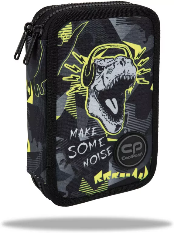 Piórnik podwójny z wyposażeniem Coolpack Jumper 2 Dinopark - tantis.pl