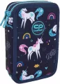 Piórnik podwójny z wyposażeniem Coolpack Jumper 2 Mrs Unicorn - tantis.pl