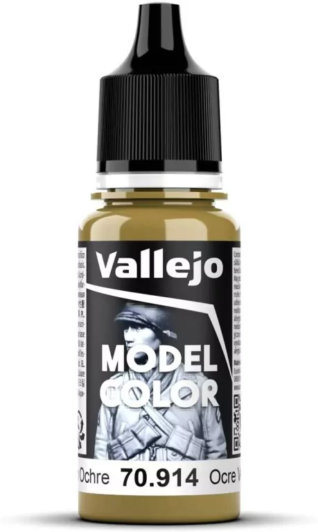 Vallejo: 70.914 - Model Color - Green Ochre (18 ml) - tantis.pl