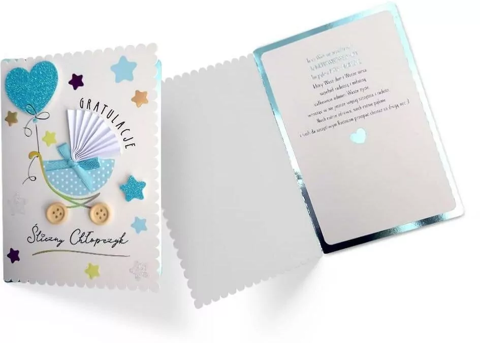 Karnet DK-780 Narodziny (śliczny chłopczyk) - tantis.pl