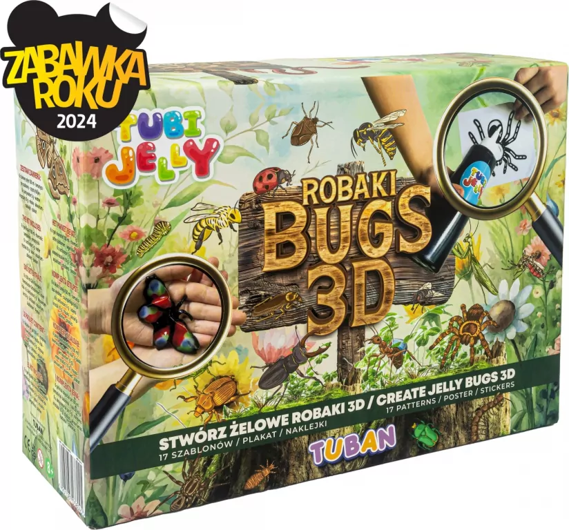 Tubi Jelly 6 kol + akwarium. Robaki - tantis.pl