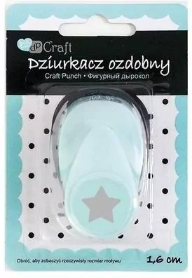 Dziurkacz ozdobny gwiazda 1,6cm - tantis.pl