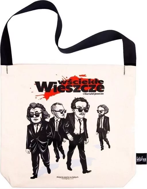 Wściekłe Wieszcze torba bawełniana ecru - tantis.pl