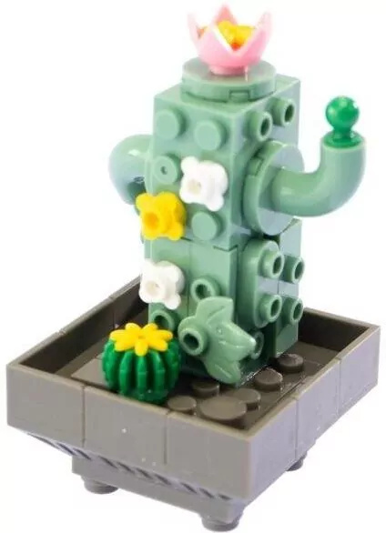 Klocki Mini Kwiaty Kaktus 136el - tantis.pl