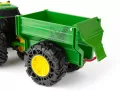 TOMY. John Deere Monster Traktor z przyczepą światło i dźwięk - tantis.pl