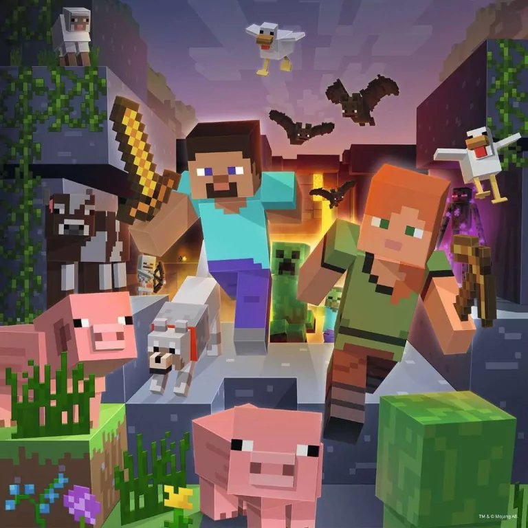 Puzzle 3x49. Minecraft. 5621 - tantis.pl