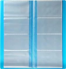 Wizytownik PP na 128 wizytówek niebieski - tantis.pl