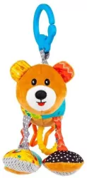 Zawieszka Kolorowy Miś Jacuś z wibracją