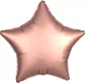 Balon foliowy Lustre Rose Copper gwiazda 48cm - tantis.pl