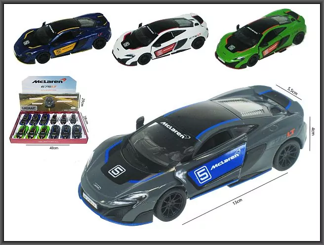 Auto McLaren 675 LT 1:36 p12 HIPO mix cena za 1 szt - tantis.pl
