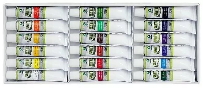 Farby akwarelowe E 1338 B 18 kolorów 12ml MARIES - tantis.pl