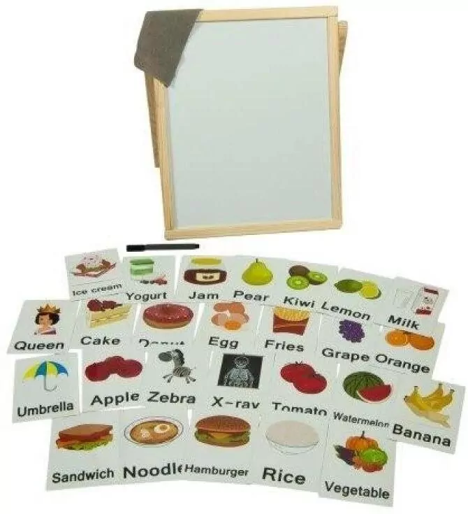 Tablica magnetyczna rozkładana + 27 magnesów - tantis.pl