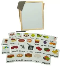 Tablica magnetyczna rozkładana + 27 magnesów