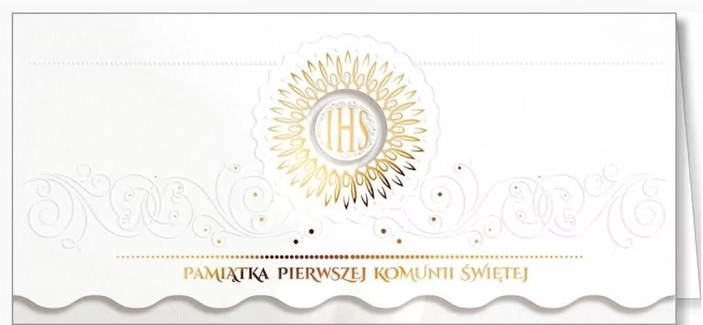 Kartka okolicznościowa. Komunia DK07 - tantis.pl