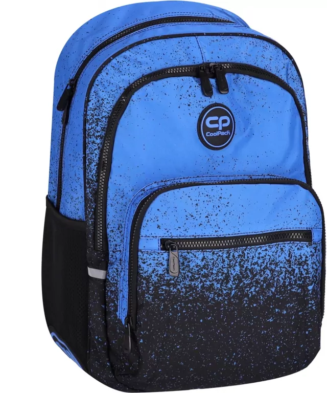 Plecak 2-komorowy Coolpack Alfa Blue Dot Patio - tantis.pl