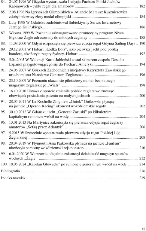100 faktów z historii polskiego żeglarstwa - tantis.pl