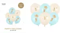Balony Myszki z cyferką 1 Light Blue 30cm - tantis.pl