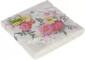 SERWETKA PAP 3W 330X330 KWIATY KOL PM OP20SZT - tantis.pl