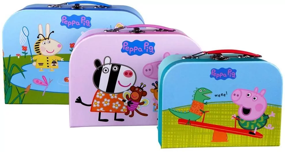 Świnka Peppa Zestaw 3 walizek - tantis.pl