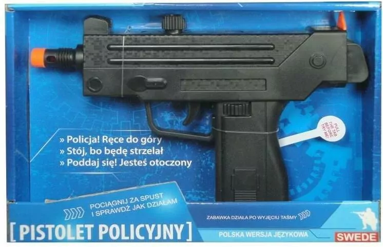 Pistolet policyjny z polskim modułem dźwiękowym - tantis.pl