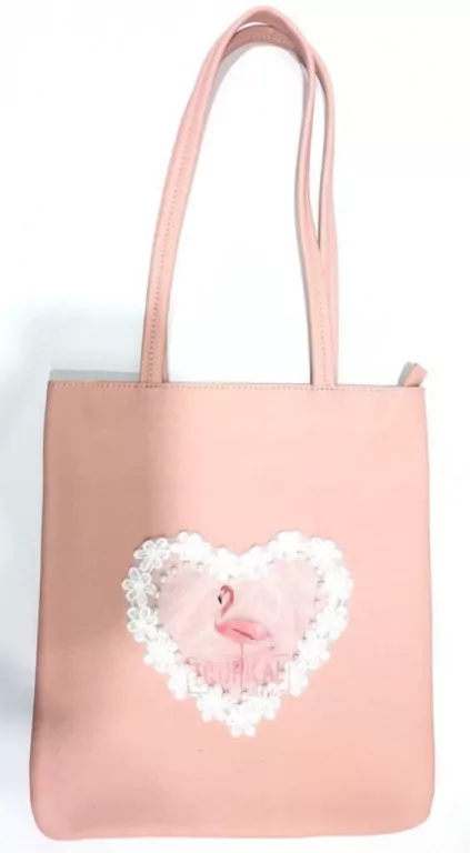 Torba duża. Serce Flaming. Tropical Paradise - tantis.pl