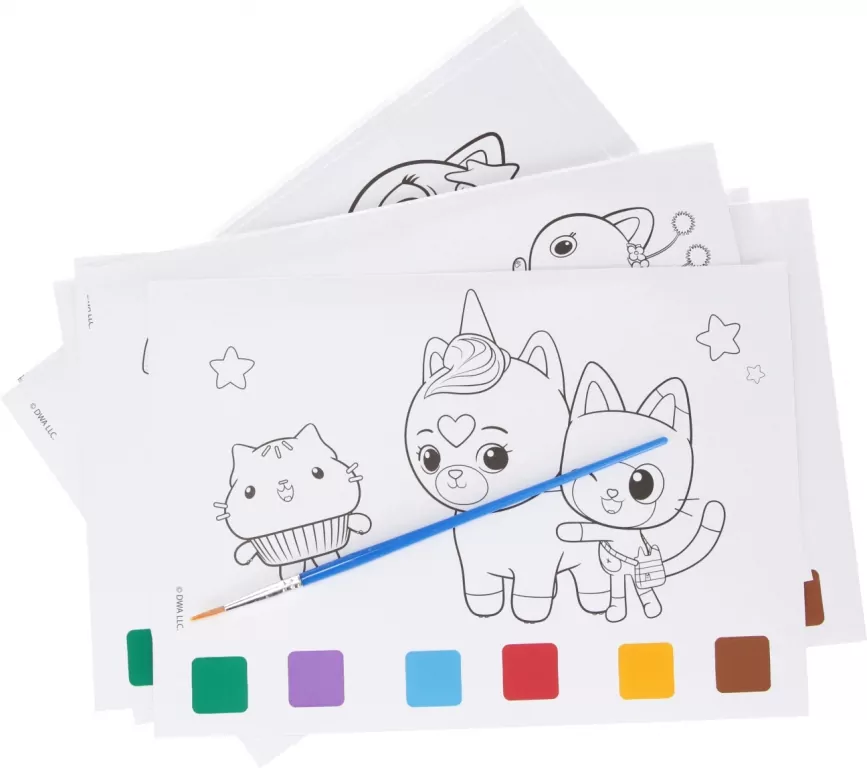 Malowanie wodą Koci Domek Gabi - tantis.pl