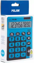 Kalkulator 10 poz. Touch Duo niebieski MILAN