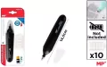 Gumka automatyczna czarna + wkłady - tantis.pl