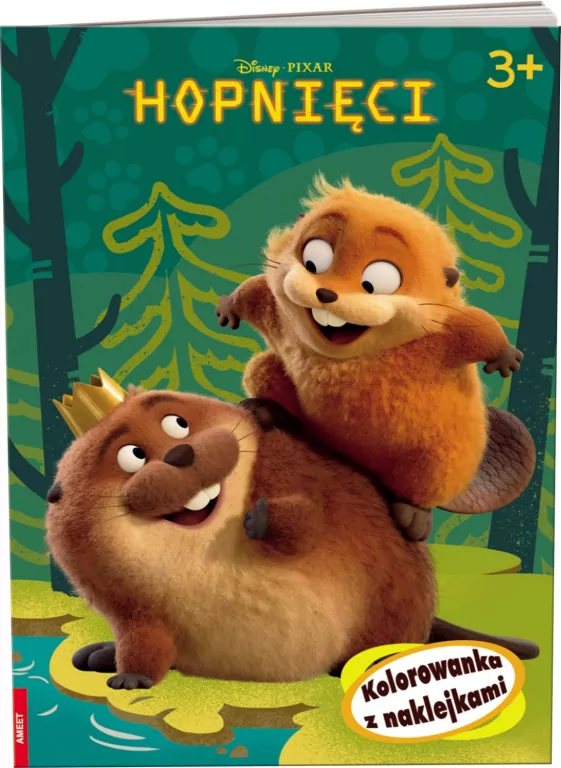 Disney Hopnięci. Kolorowanka z naklejkami - tantis.pl