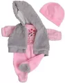 Ubranko dla lalki 32cm. Różowo-szare. Smily Play - tantis.pl