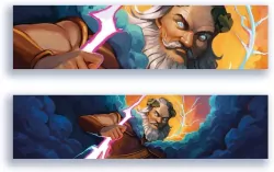 Zakładka kartonowa. Perun Gromowładny