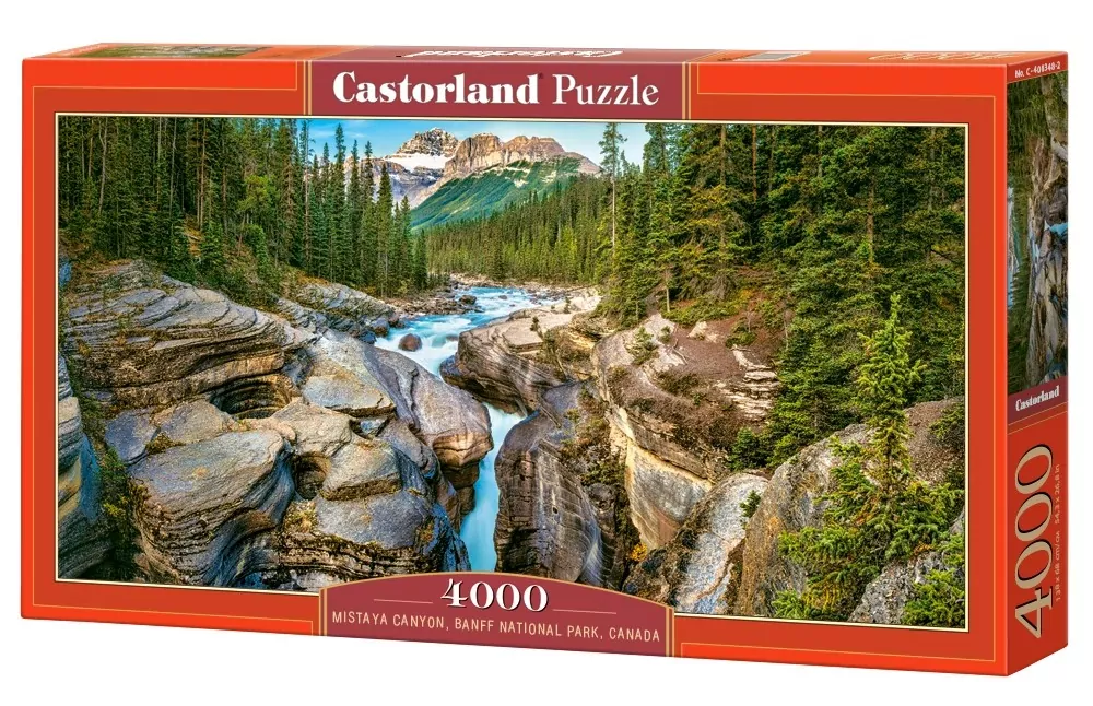 Puzzle 4000. Mistaya Canyon, Banff - tantis.pl